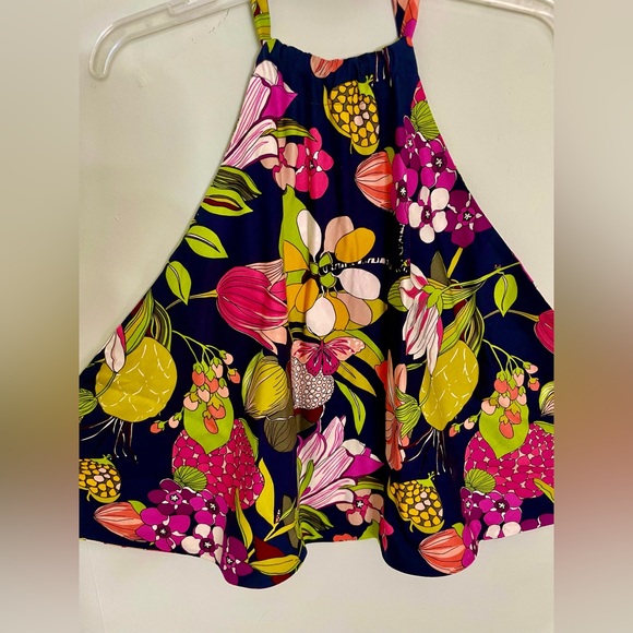 Trina Turk Reversible "Tamika" Secret Garden Halter Top  -Size Small - Picture 7 of 9